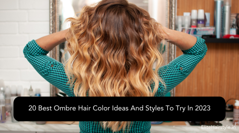 EliteHairstyle 18 20 Best Ombre Hair Color Ideas And Styles To Try In 2023